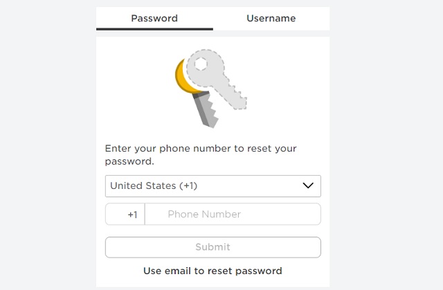 Roblox పాస్వర్డ్కి ఫోన్ చేయండి